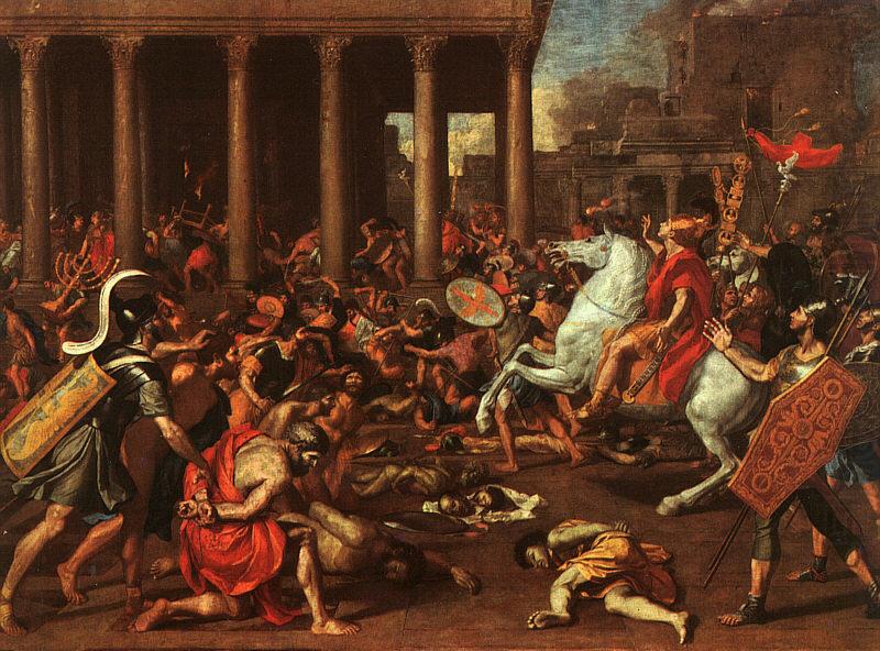 Nicolas Poussin The Conquest of Jerusalem china oil painting image